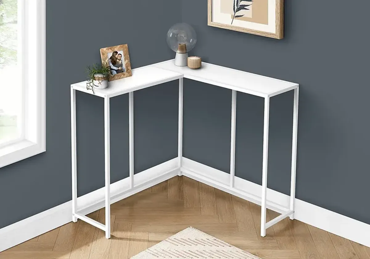 Aisquith White Sofa Table