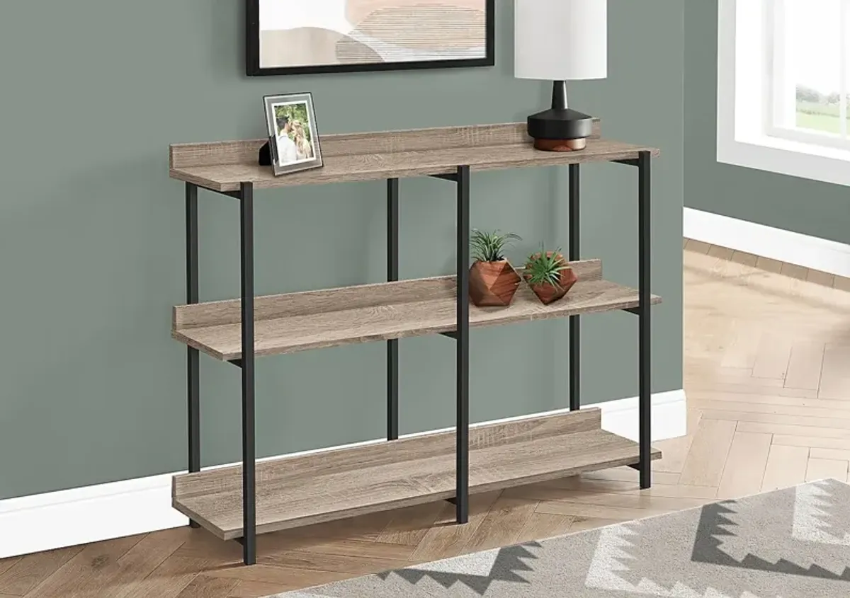 Acelia Taupe Console Table