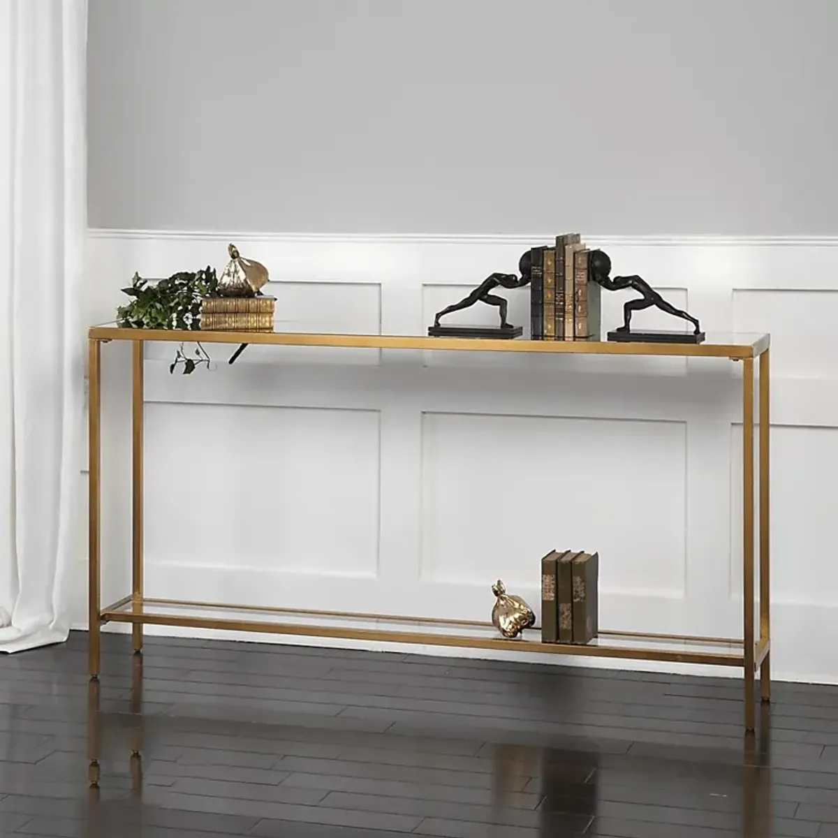 Armistice Gold Sofa Table