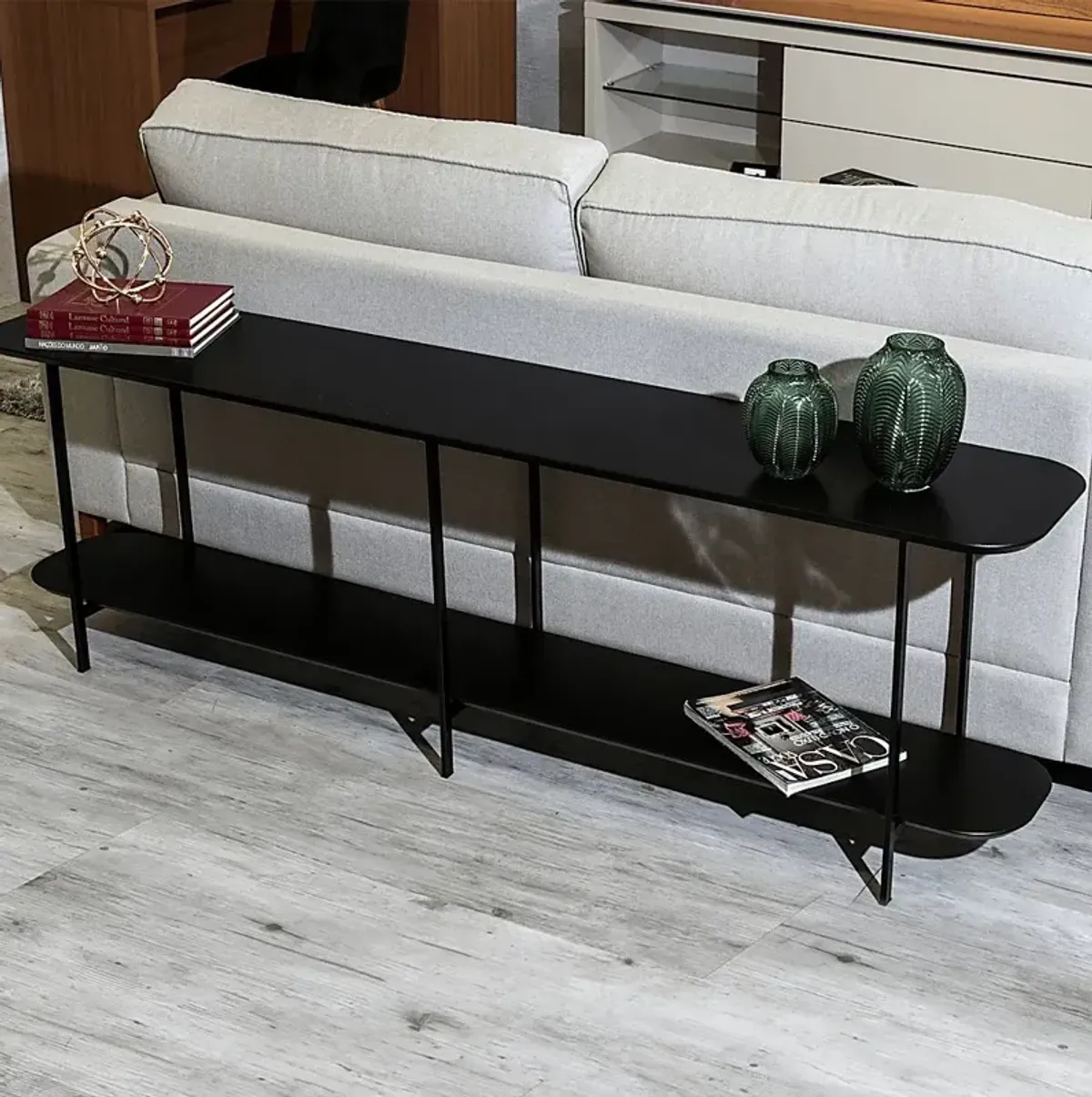 Aardvark Walk Black Sofa Table