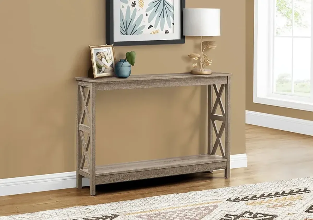 Briarfern Taupe Sofa Table