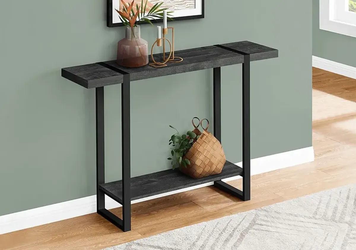 Bradner Black Sofa Table