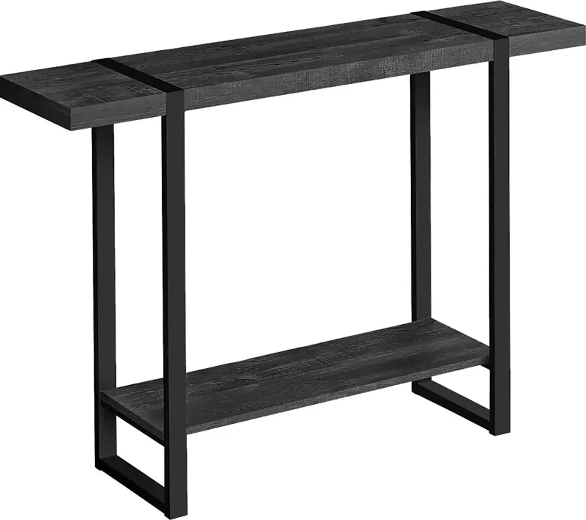 Bradner Black Sofa Table