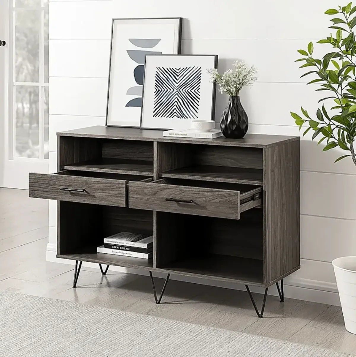 Weslow Gray Sofa Table