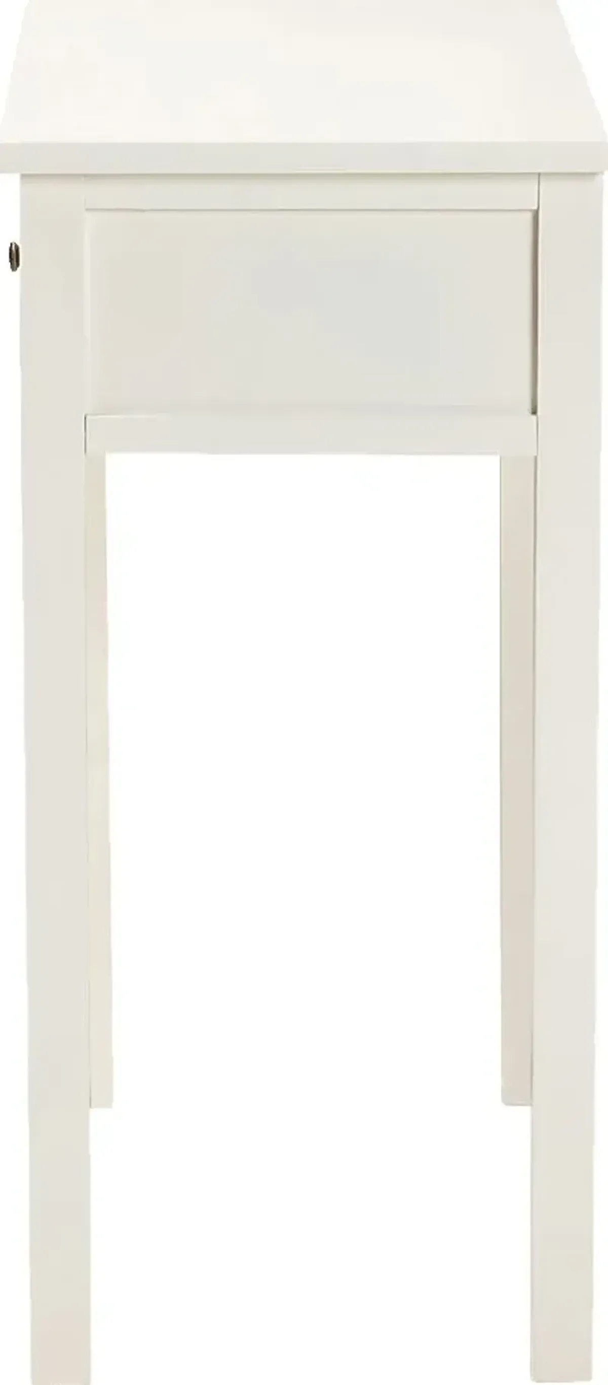 Rhodesa White Sofa Table