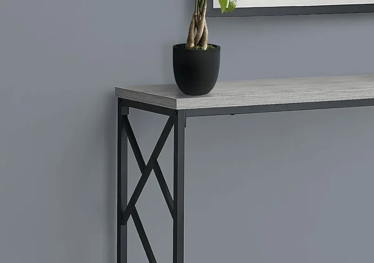 Ambur Gray Console Table