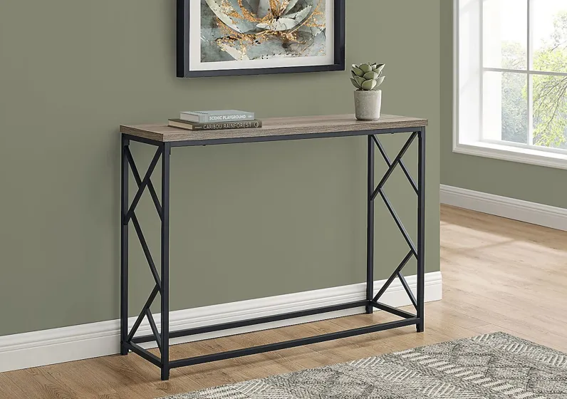 Ambur Taupe Console Table