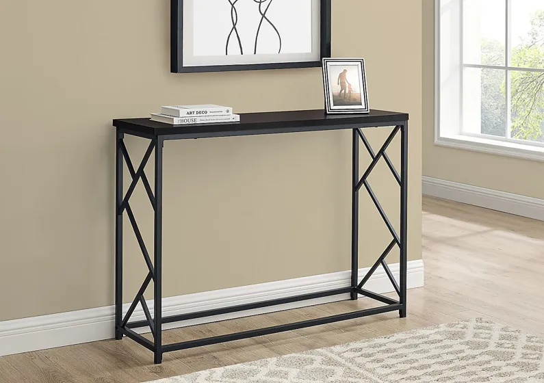 Ambur Espresso Console Table