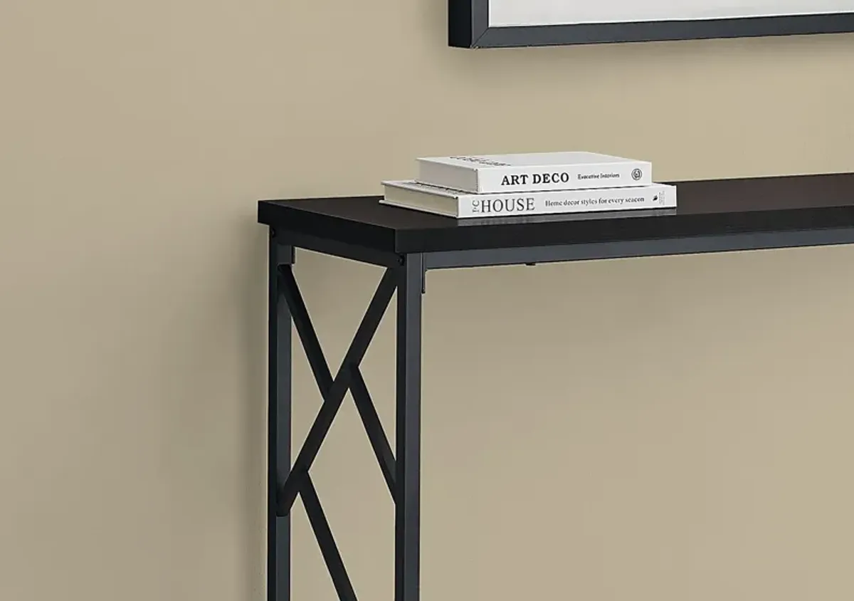 Ambur Espresso Console Table