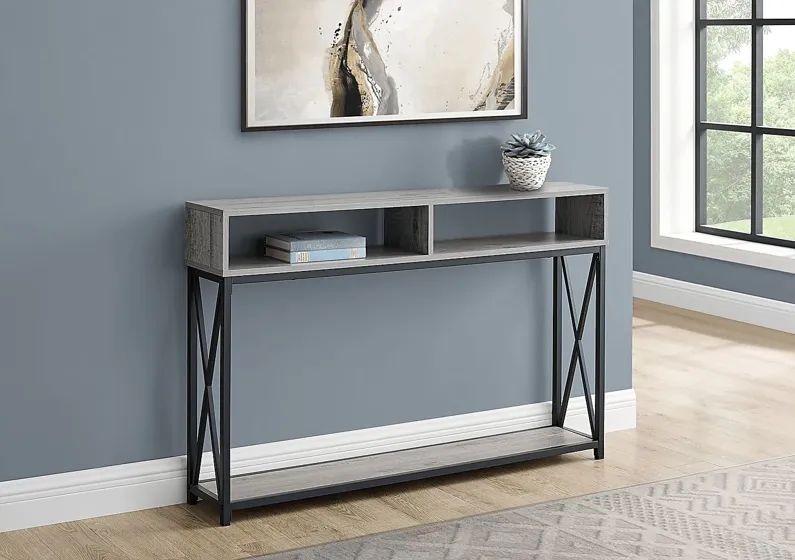 Binghampton Gray Console Table