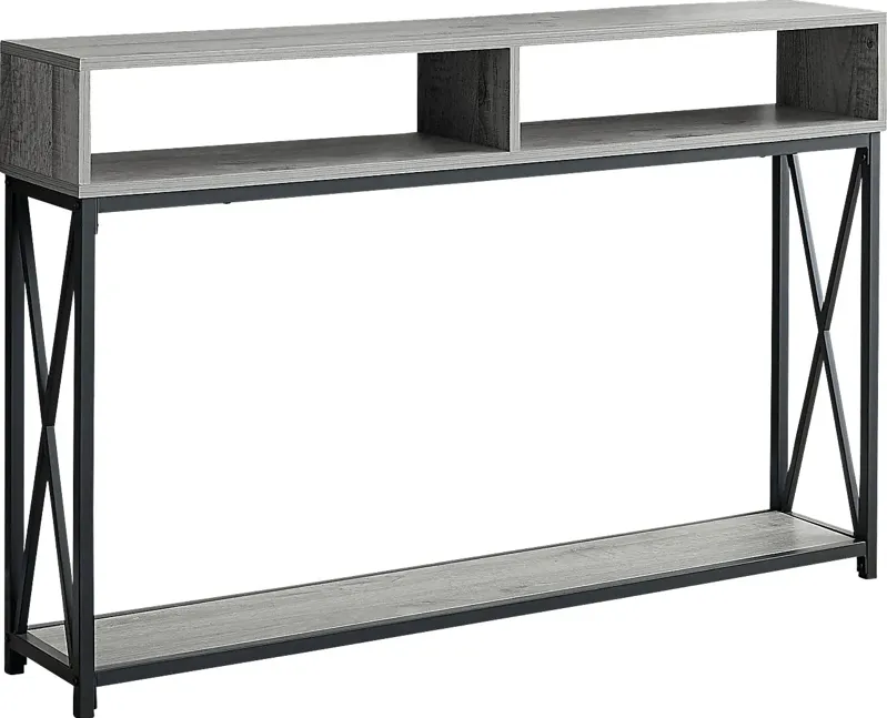 Binghampton Gray Console Table