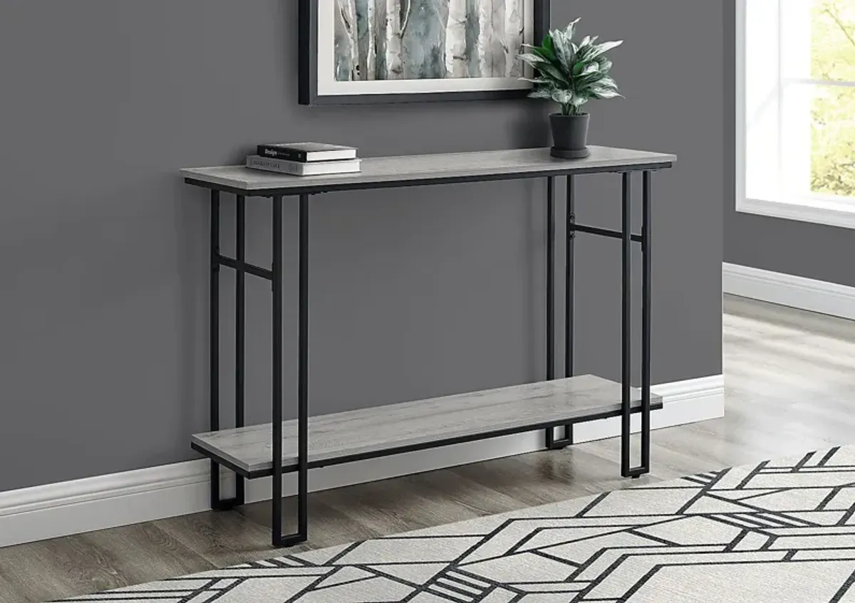 Coalville Gray Console Table