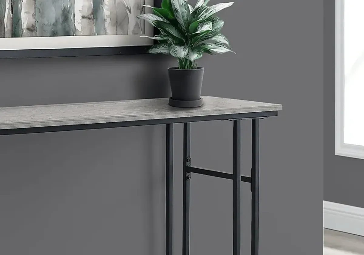 Coalville Gray Console Table