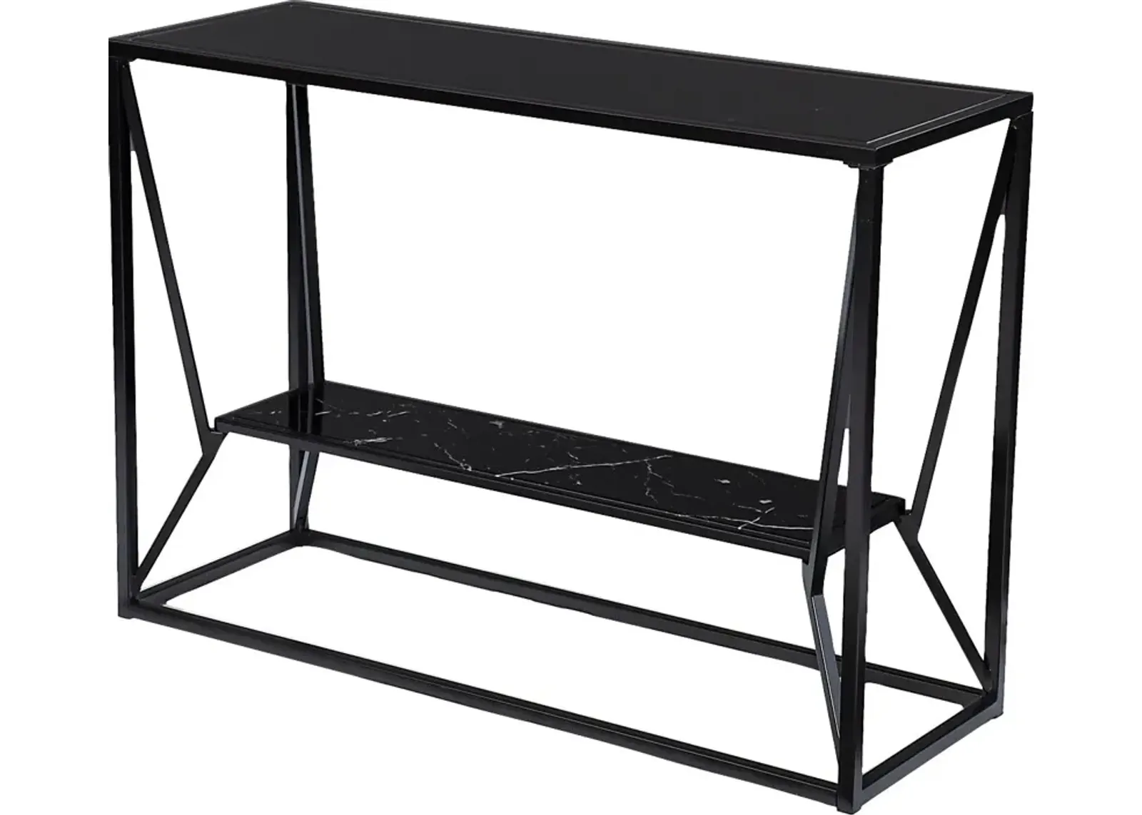 Longspur Black Sofa Table