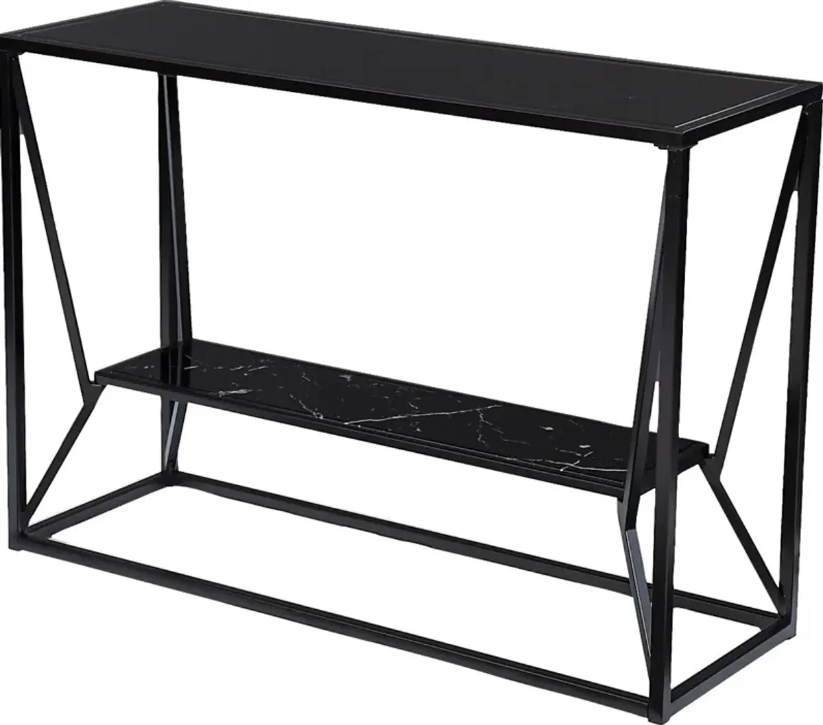 Longspur Black Sofa Table