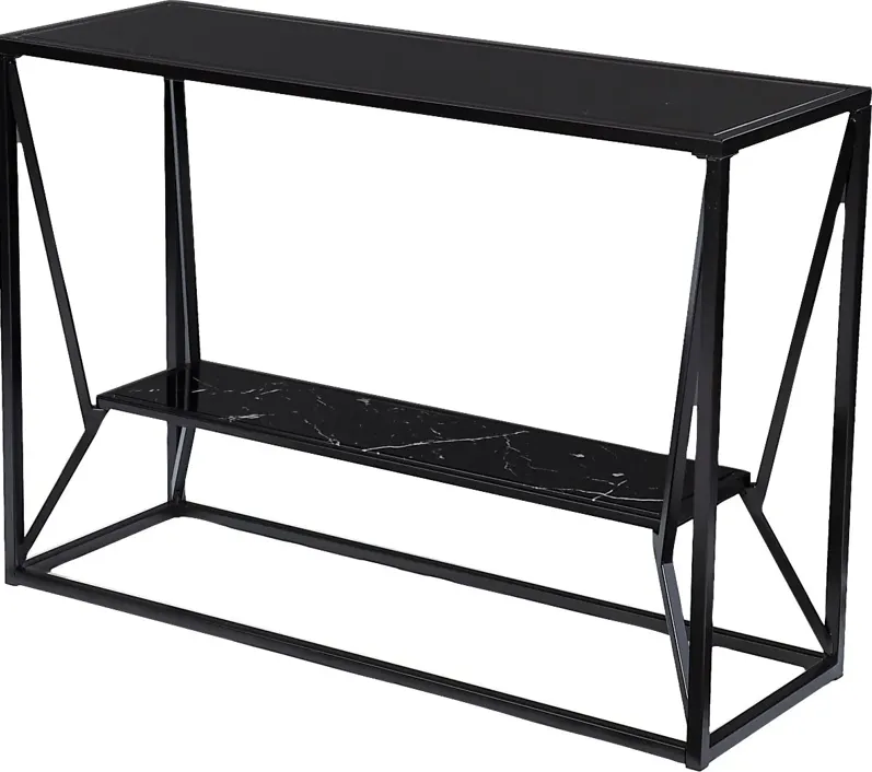 Longspur Black Sofa Table