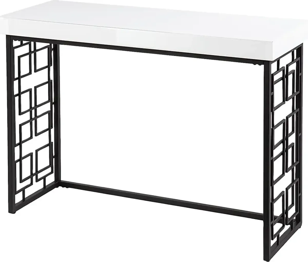 Collvile White Sofa Table