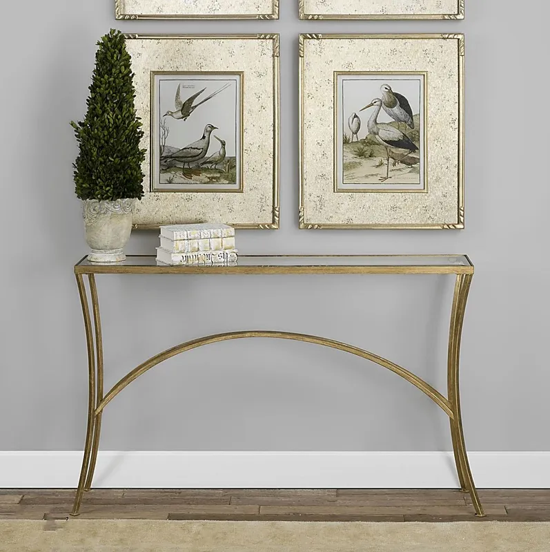 Yeamans Gold Sofa Table
