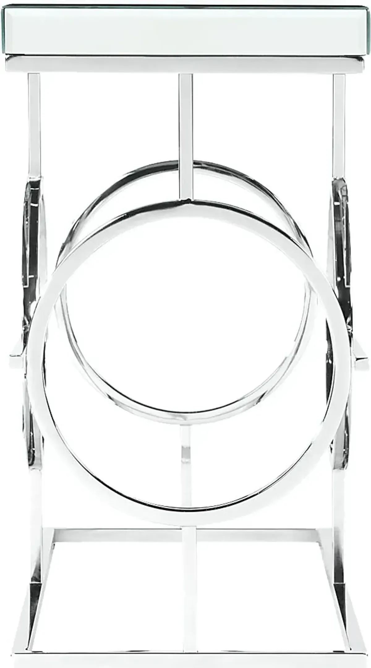 Ledieu Chrome Sofa Table