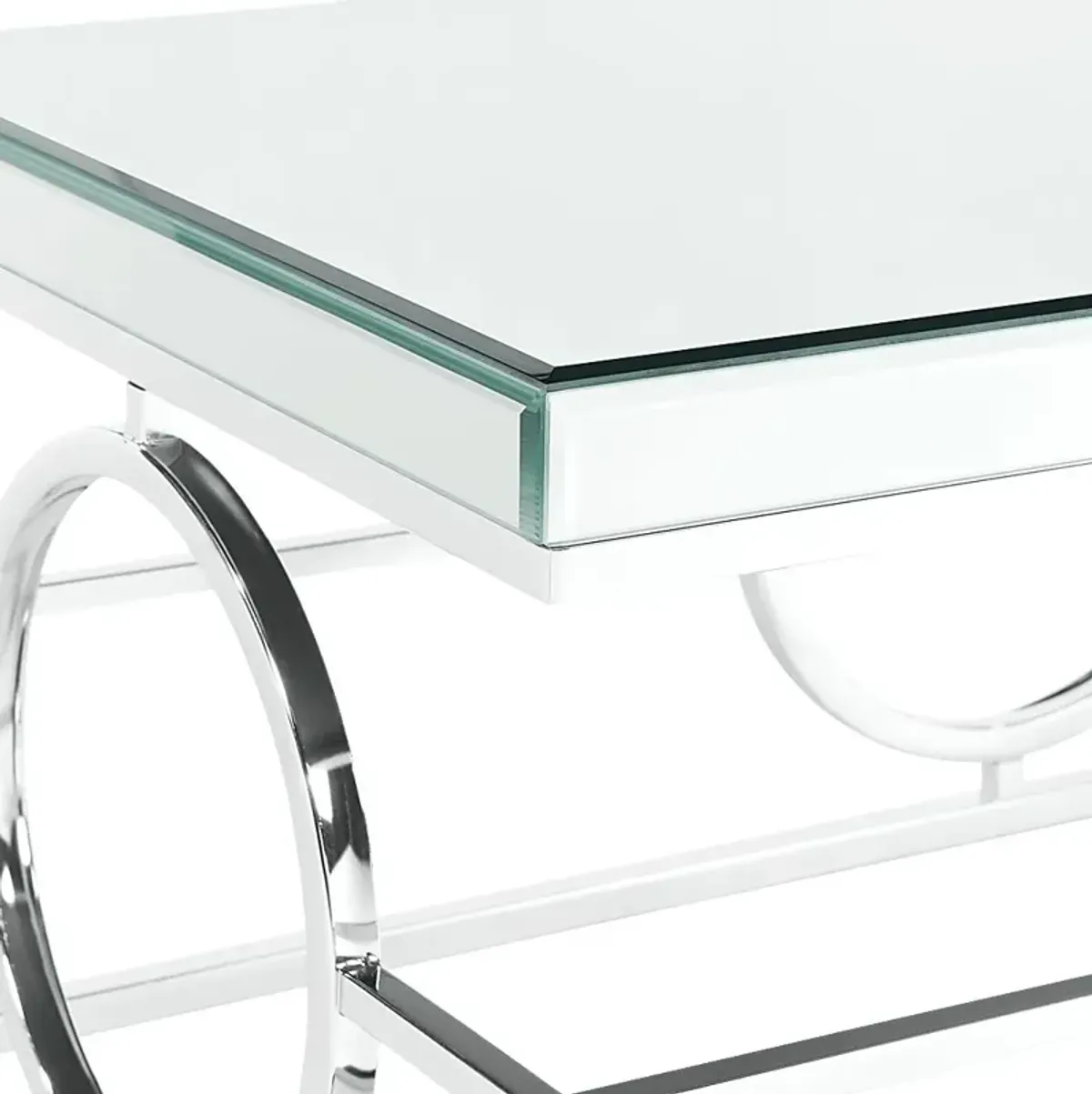 Ledieu Chrome Sofa Table