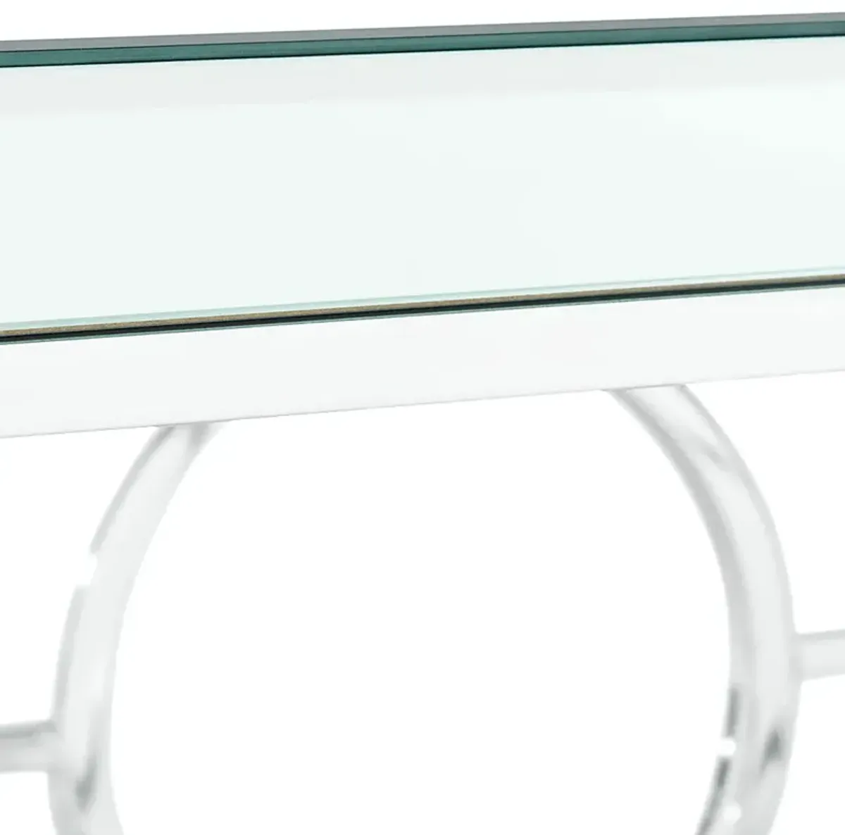 Ledieu Chrome Sofa Table