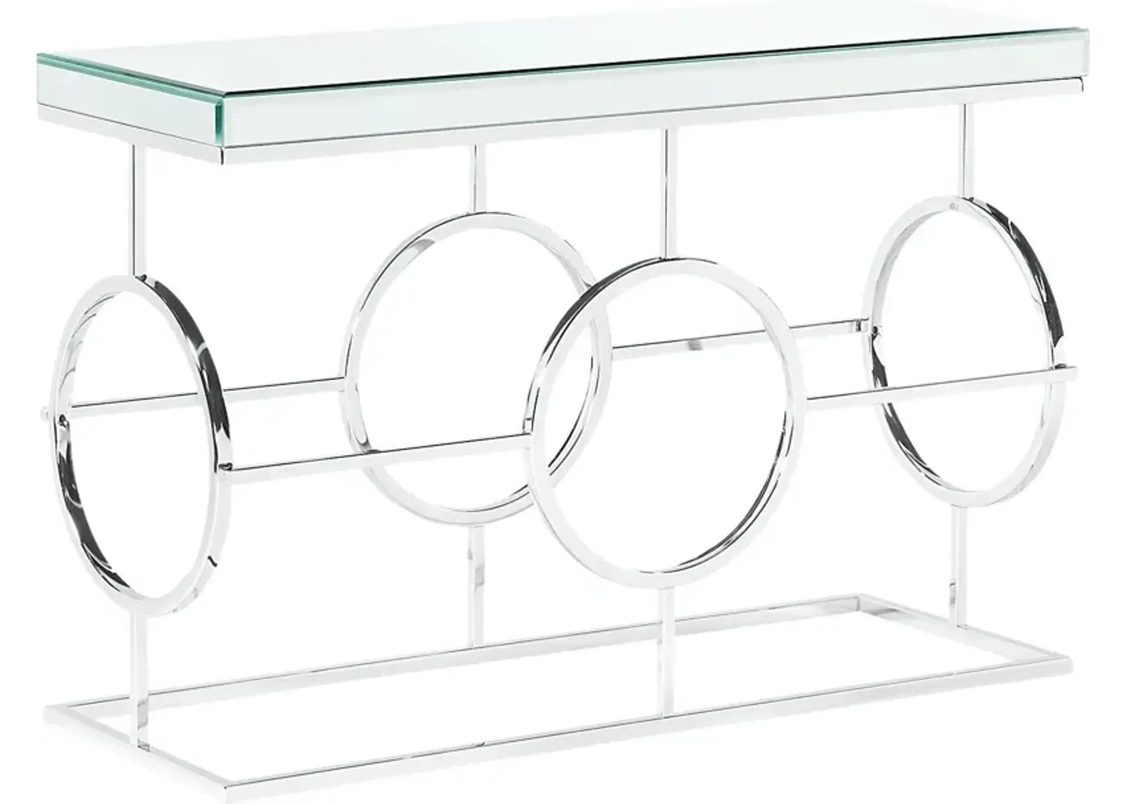 Ledieu Chrome Sofa Table