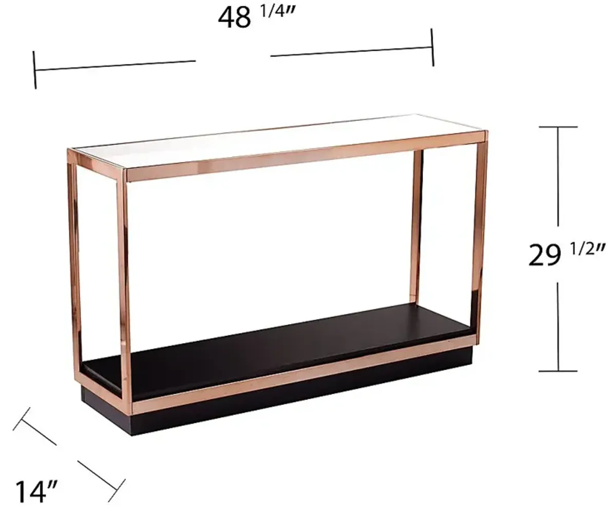 Weathervan Black Console Table