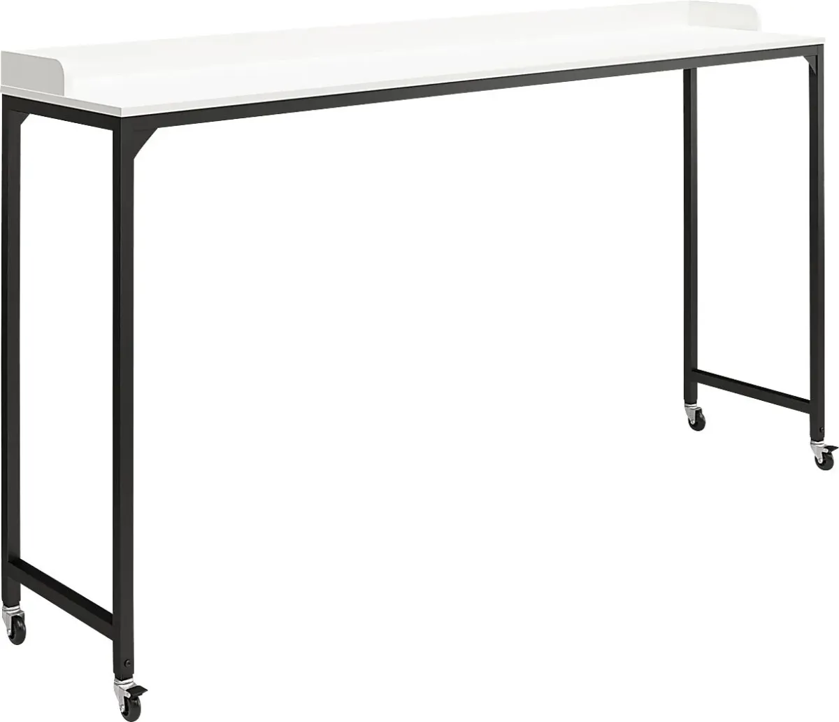 Fritzi White Console Table