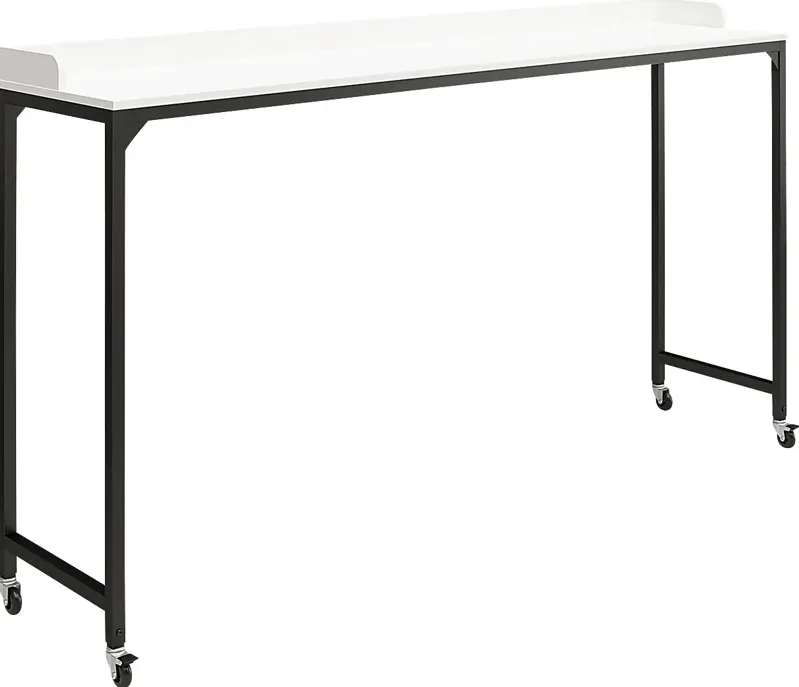 Fritzi White Console Table