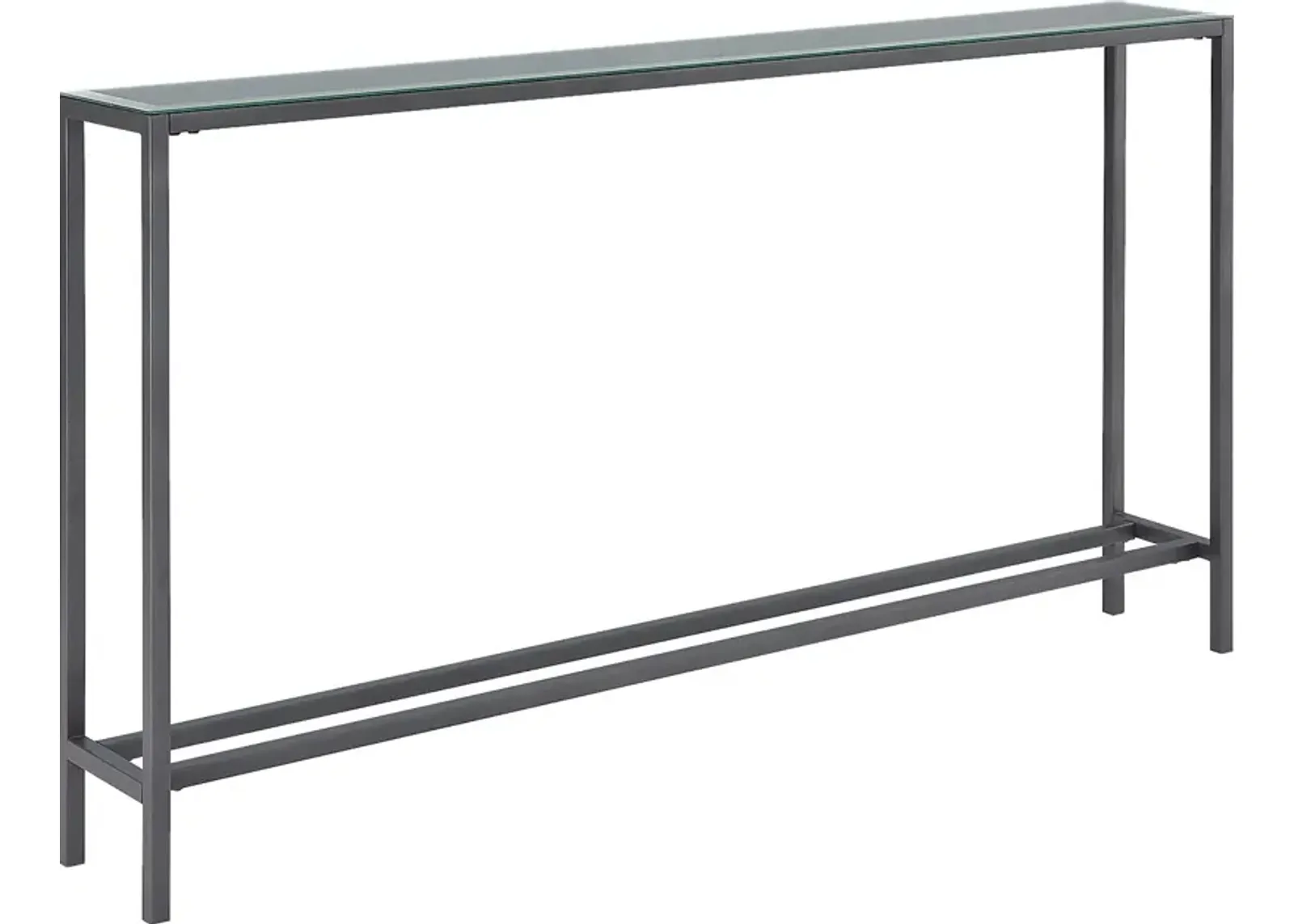 Desner Gray Console Table