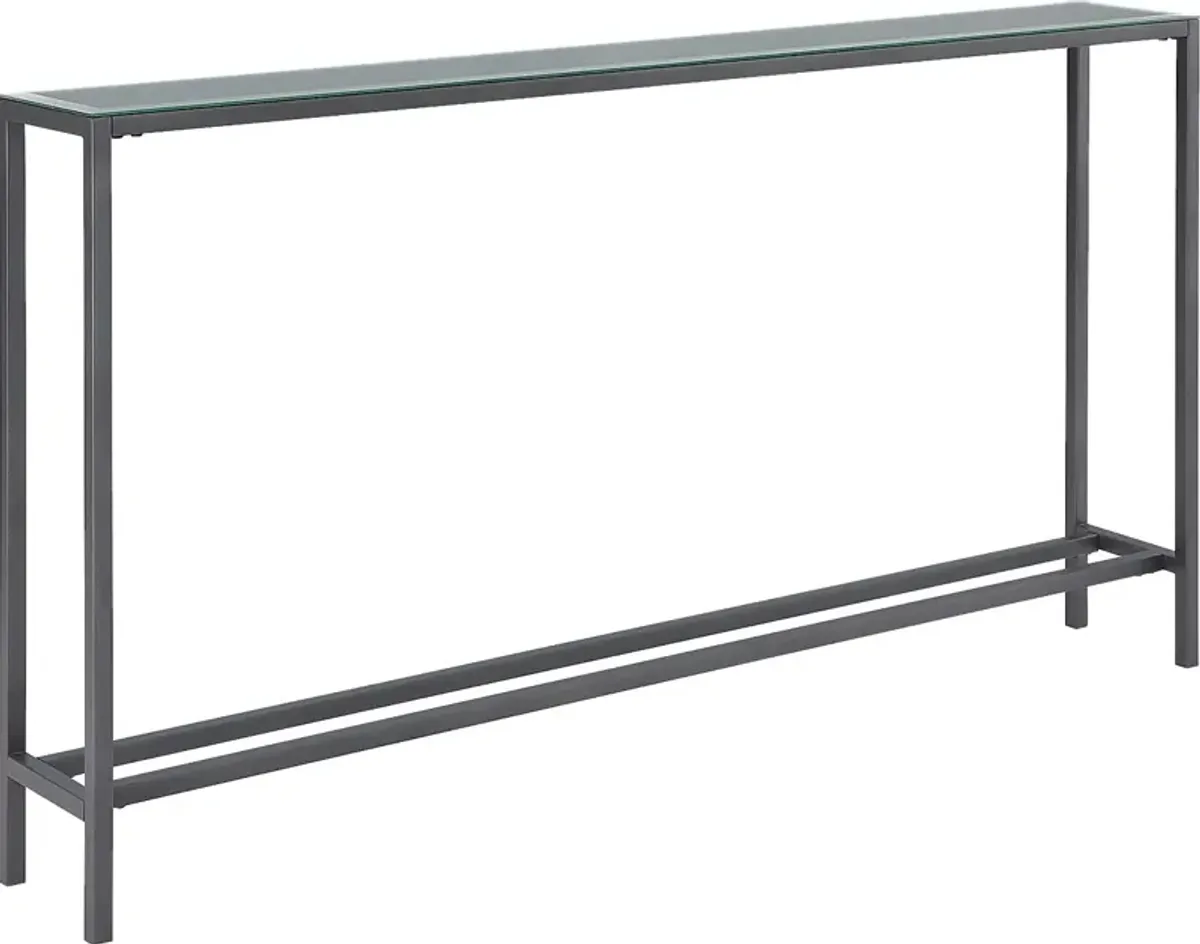 Desner Gray Console Table