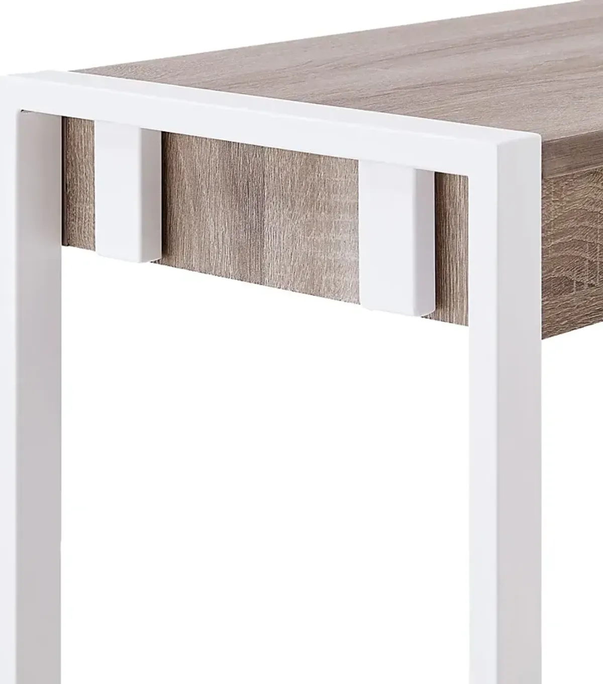 Macen White Console Table