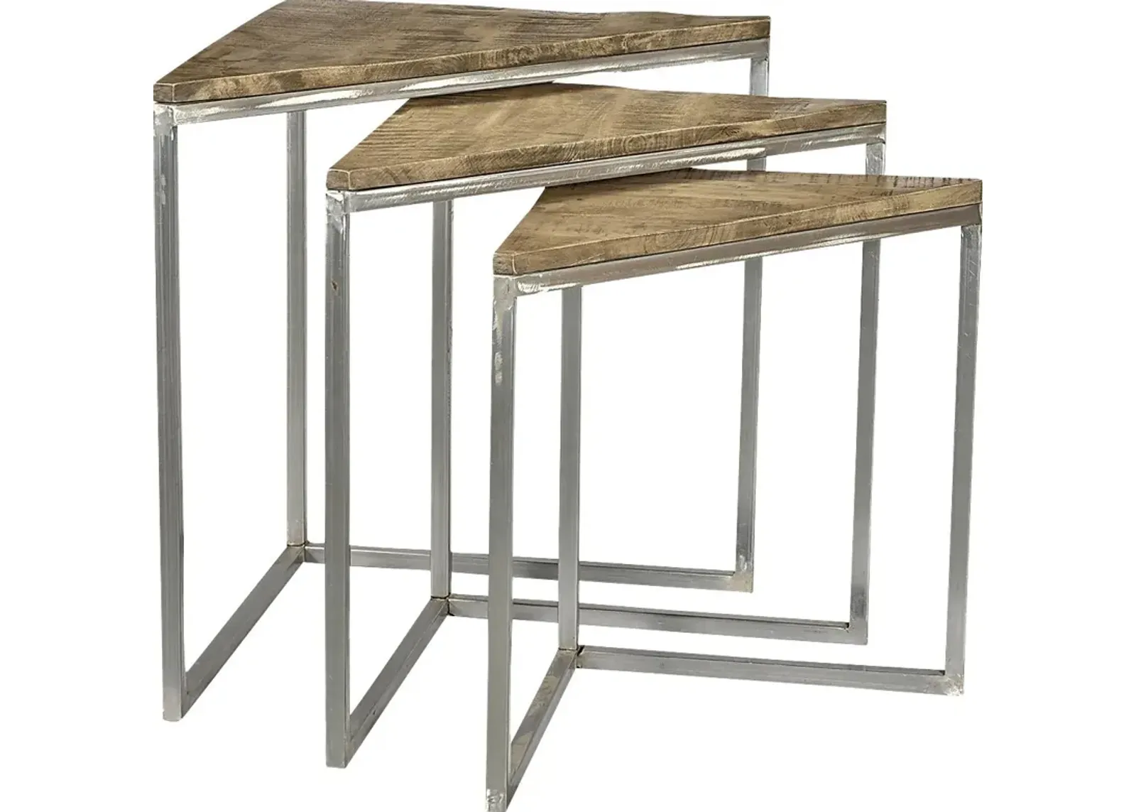 Benfert Gray Nesting Tables, Set of 3