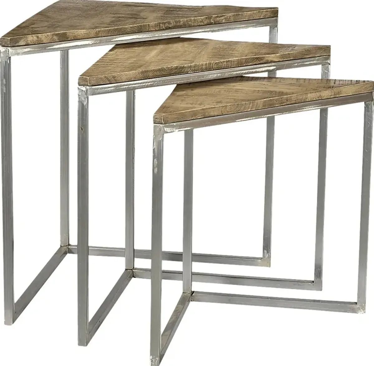 Benfert Gray Nesting Tables, Set of 3