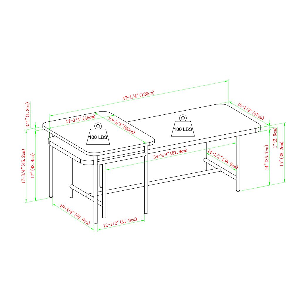 Omerea Walnut Cocktail Table