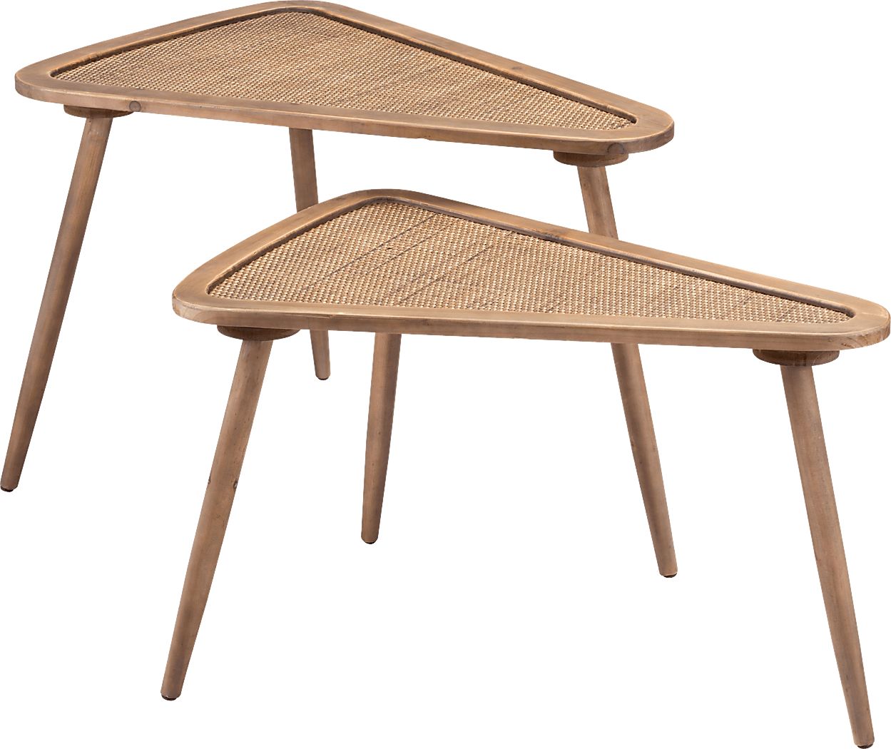 Gronlund Brown Nesting Table, Set of 2