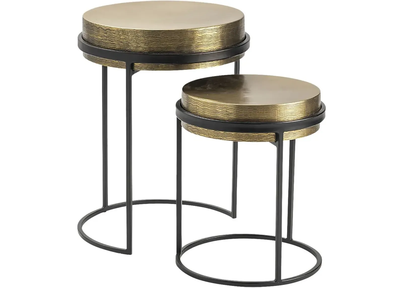 Avaview Gold Nesting Table, Set of 2