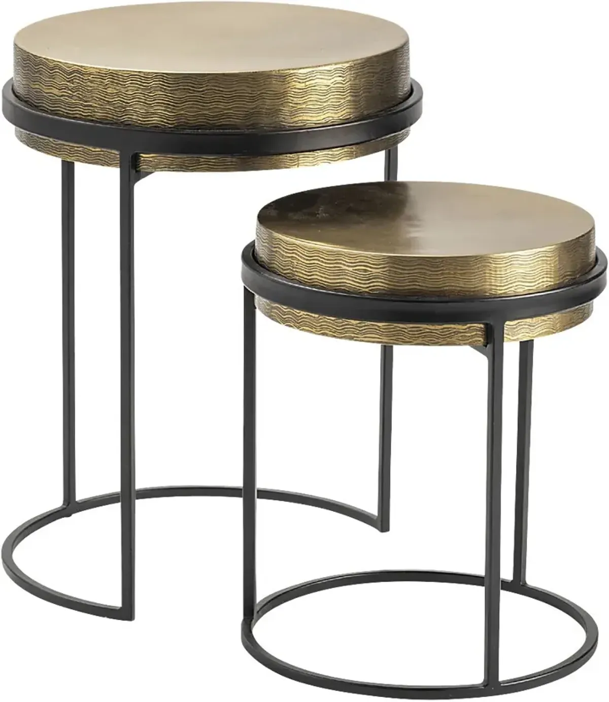 Avaview Gold Nesting Table, Set of 2