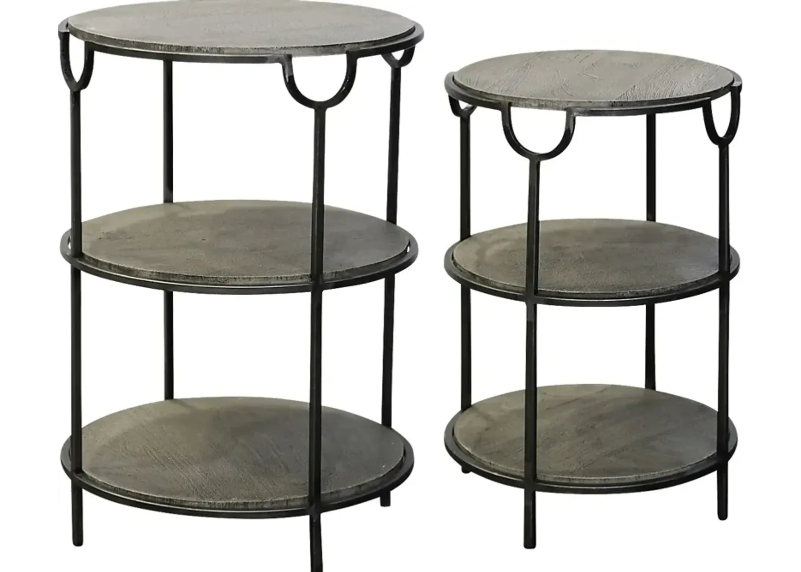 Avarado Gray Nesting Tables, Set of 2