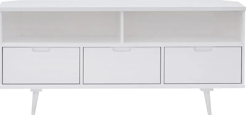 Vyena White TV Console