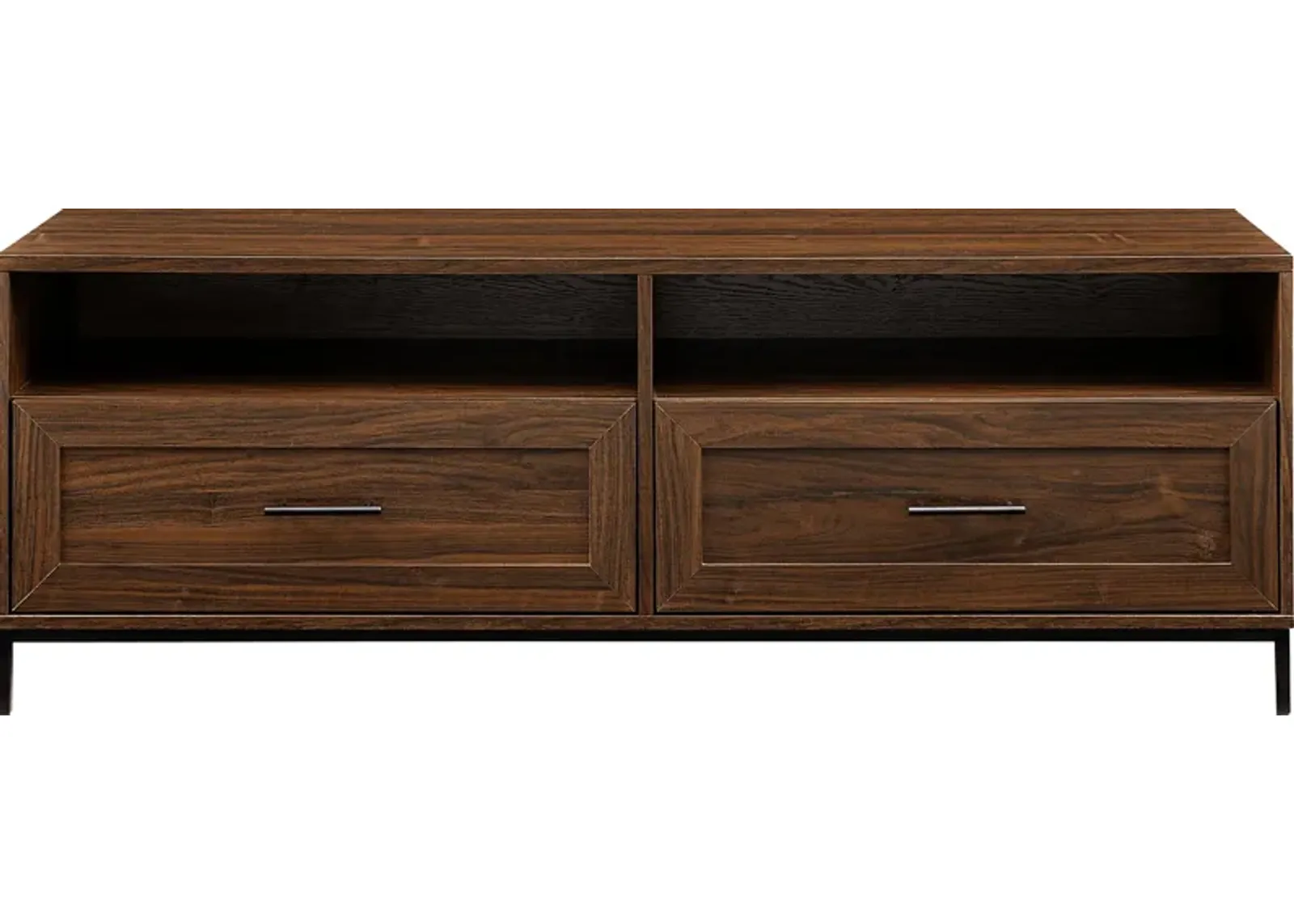 Ivellan Brown 2 Drawer TV Console