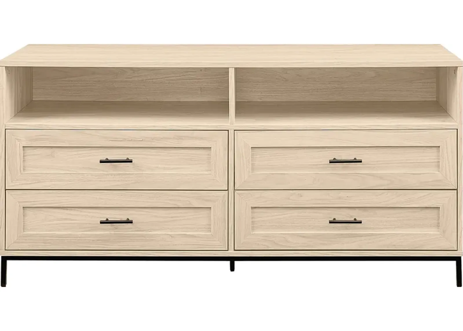 Ivellan Beige 4 Drawer TV Console