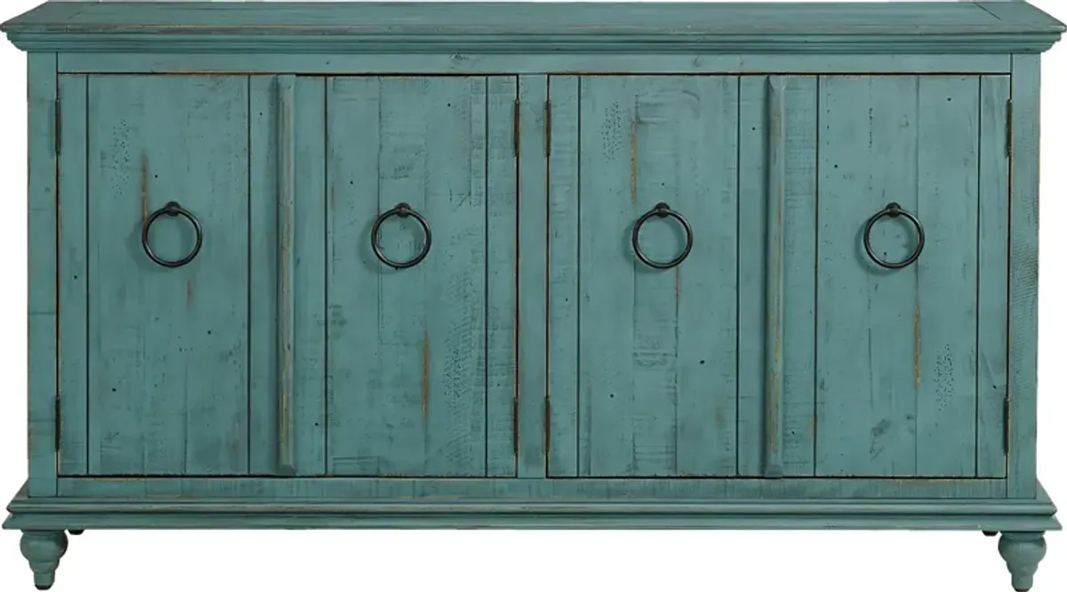 Bartelt Turquoise 65 in. Console