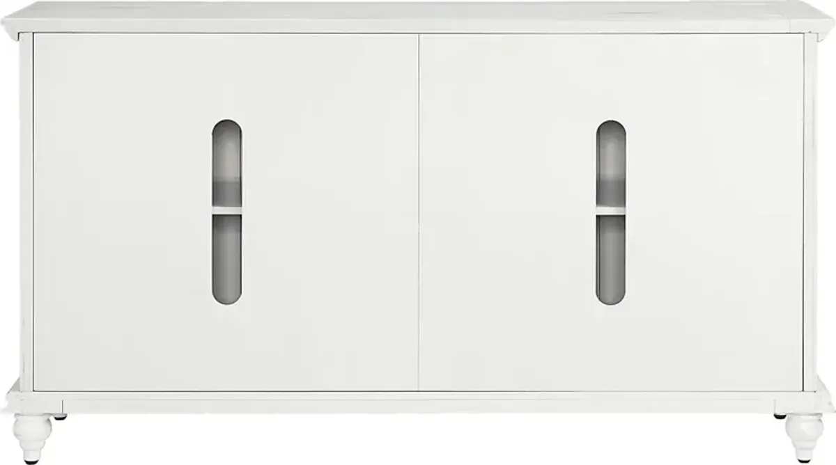 Bartelt White 65 in. Console