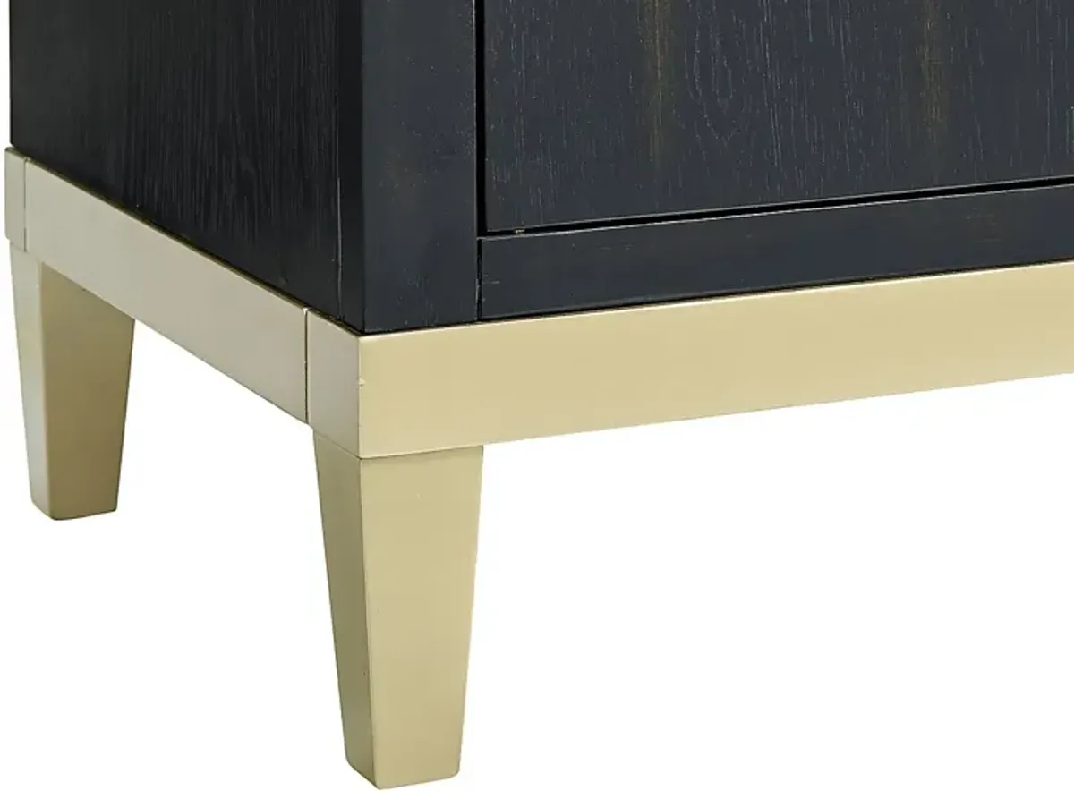 Dunuggan Black 70 in. Console