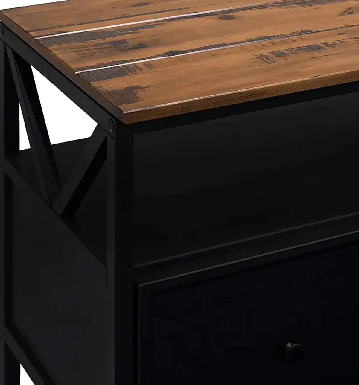 Plumpoint Black 60 in. Console