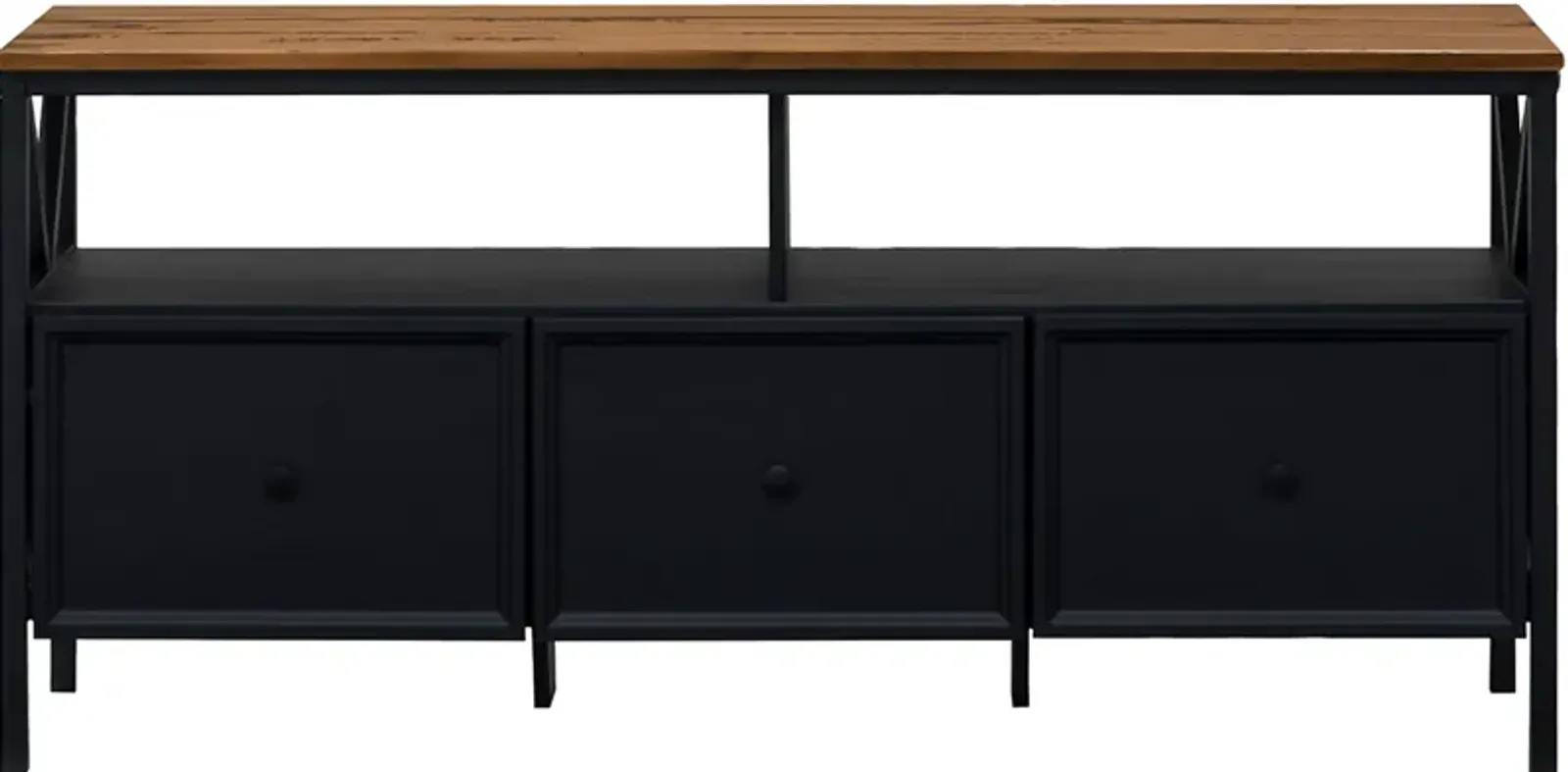 Plumpoint Black 60 in. Console