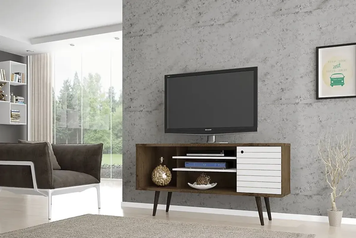 Guemes II White 53.5 in. Console