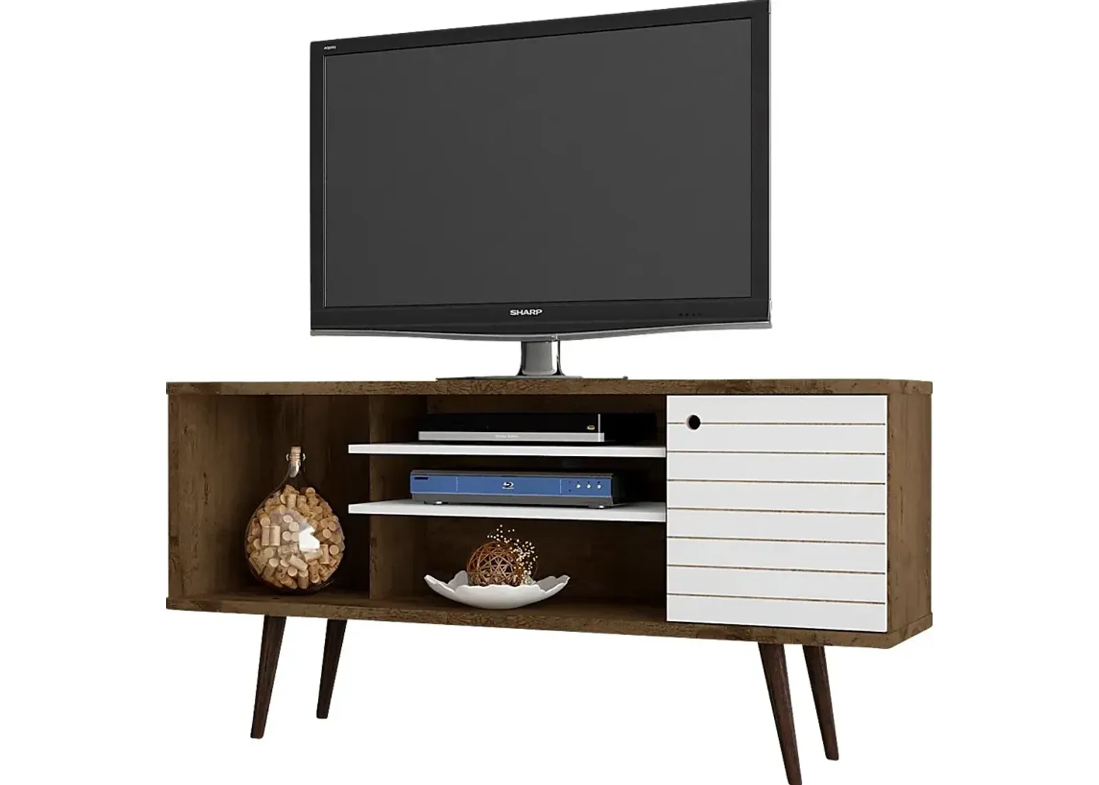 Guemes II White 53.5 in. Console