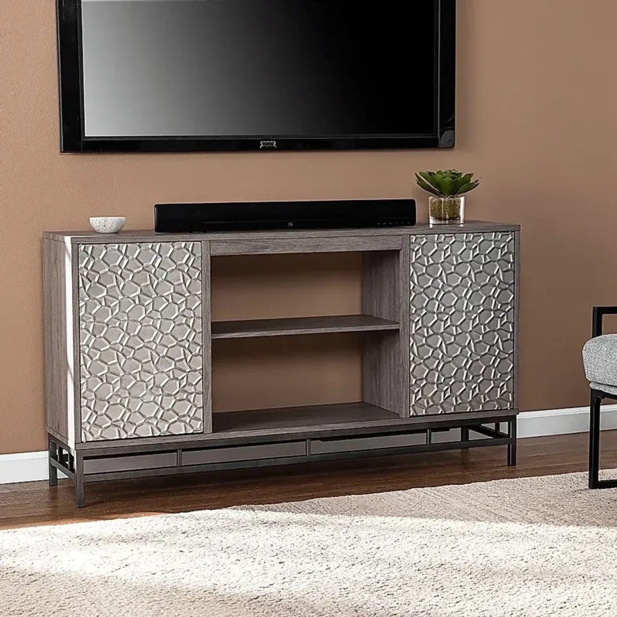 Angevine Gray 60 in. Console